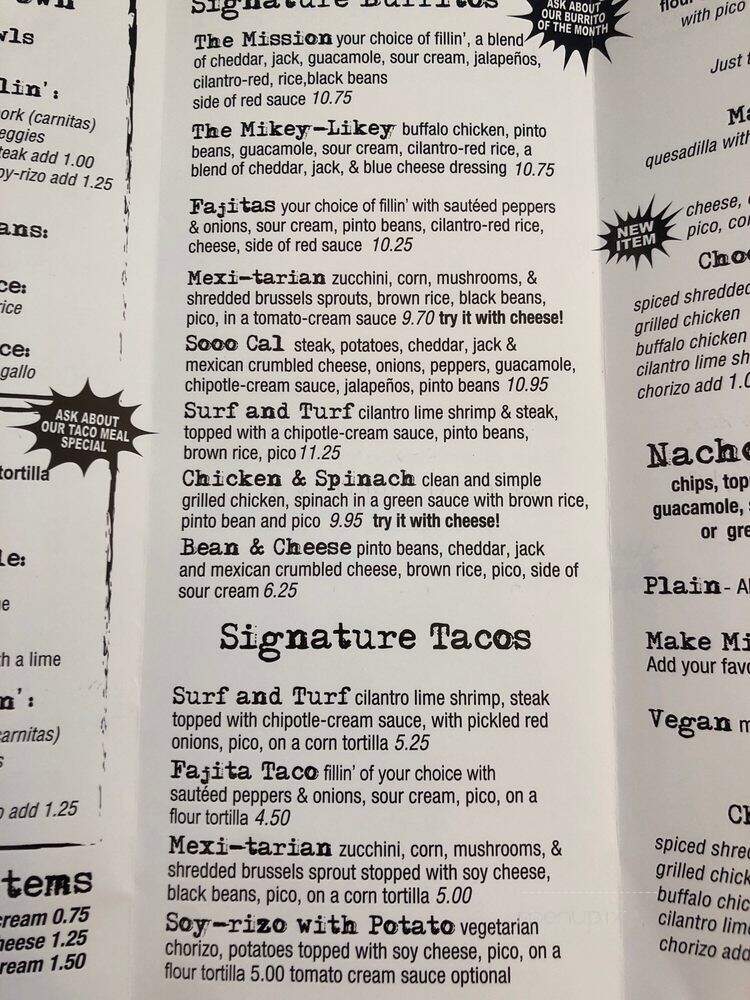 Burrito Republic - Ridgewood, NY menu_pic