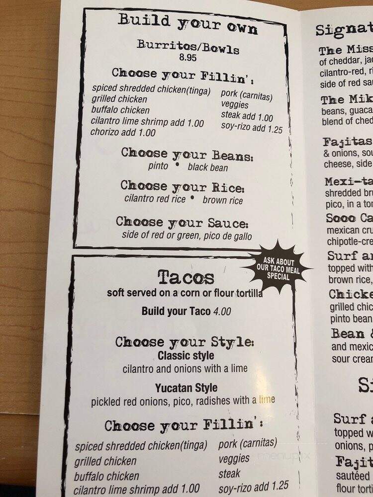 Burrito Republic - Ridgewood, NY menu_pic