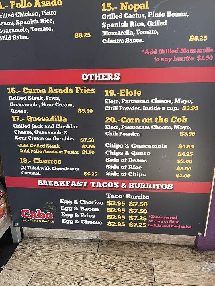 Cabo Baja Tacos & Burritos - Houston, TX