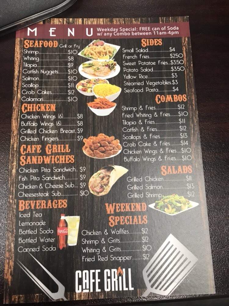 Cafe Grill - East Elmhurst, NY menu_pic