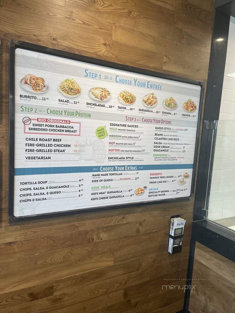 Cafe Rio - Bakersfield, CA menu_pic