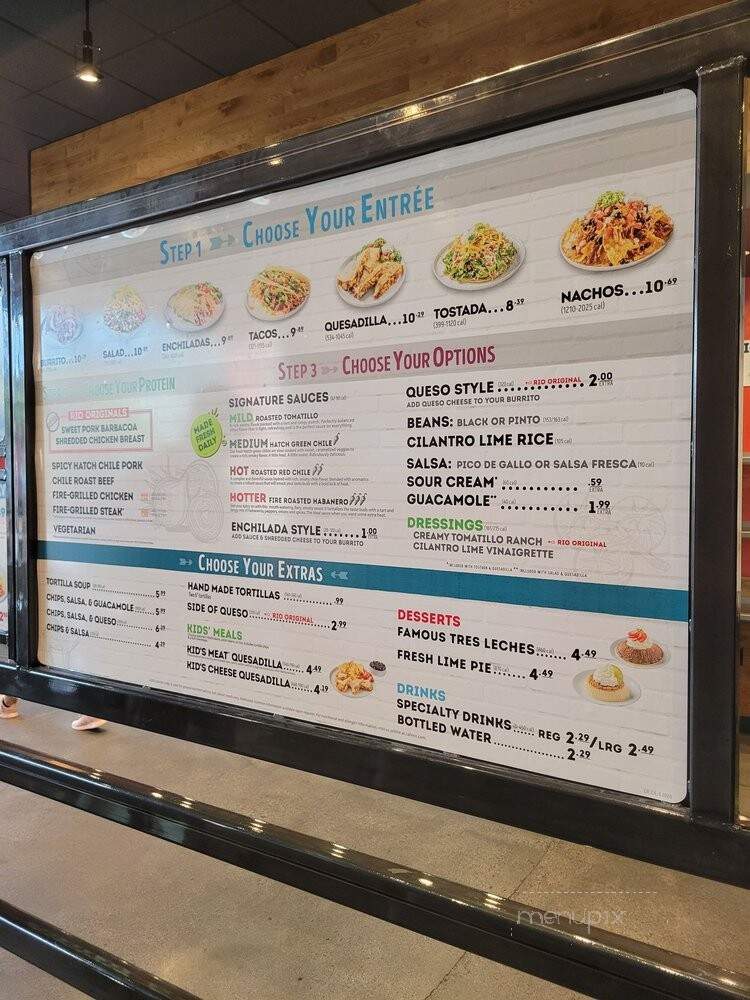 Cafe Rio - Moreno Valley, CA menu_pic