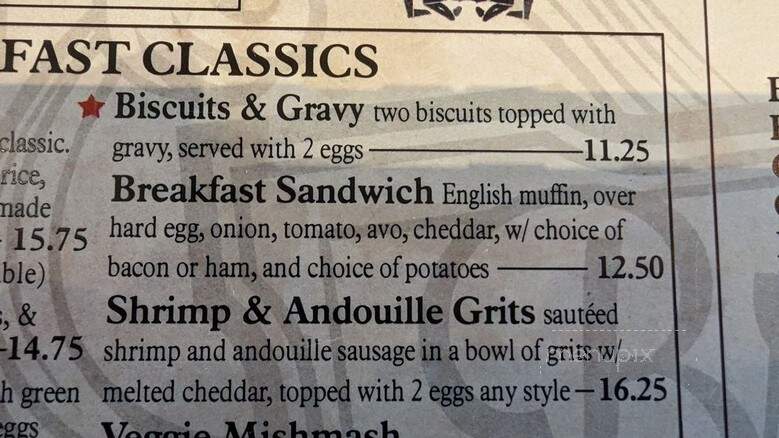 Cajun Kitchen Cafe - Goleta, CA menu_pic