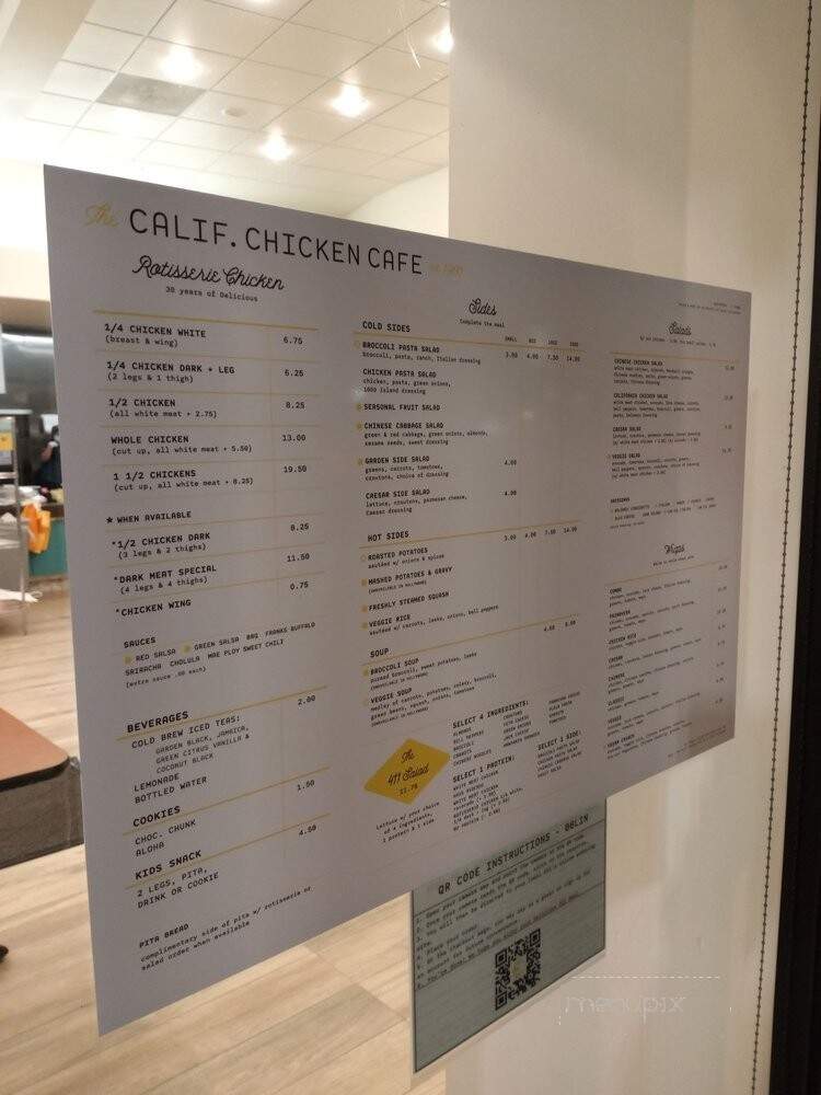 Cali Cafe - Playa Vista, CA menu_pic