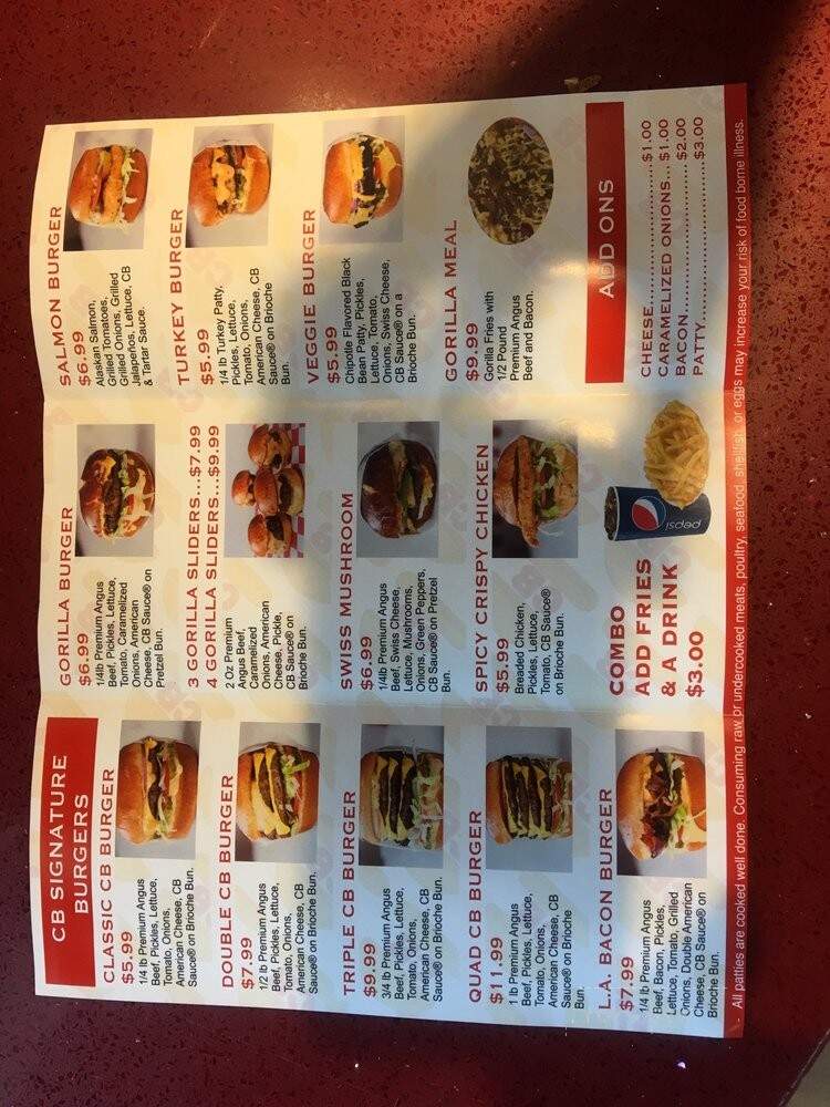 California Burgerz - Hamtramck, MI menu_pic