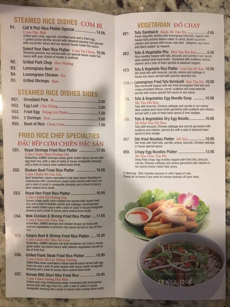 Call It Pho - Clarksville, TN menu_pic