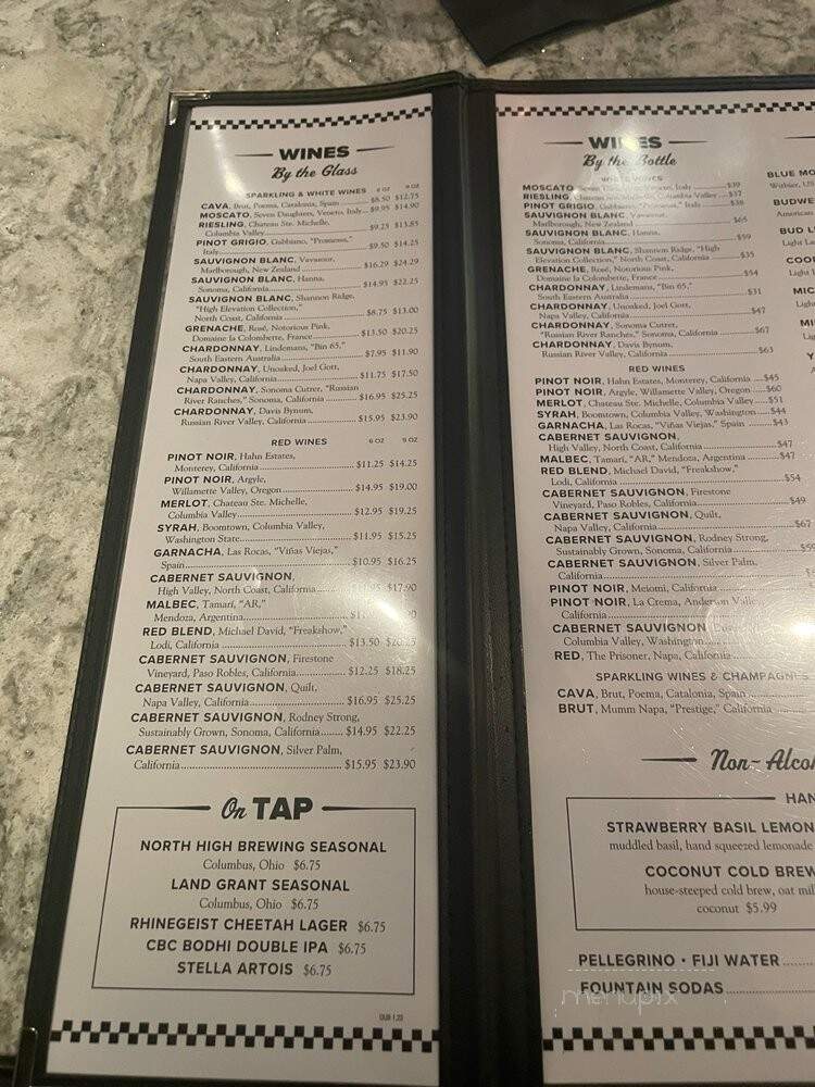 Cap City Fine Diner & Bar - Dublin, OH menu_pic