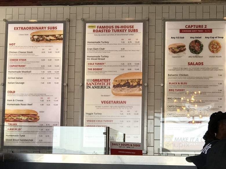 Capriotti's Sandwich Shop - Las Vegas, NV menu_pic