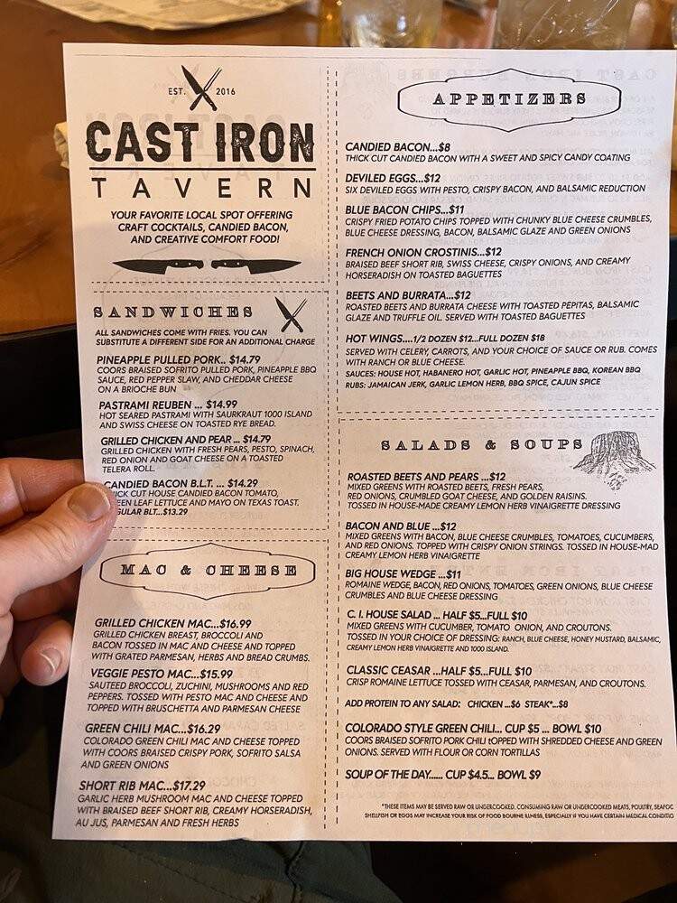 Cast Iron Tavern - Golden, CO