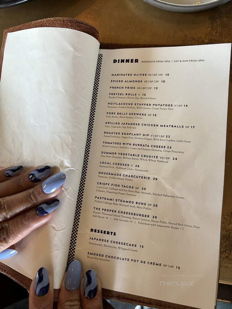 Charmaine's - San Francisco, CA menu_pic