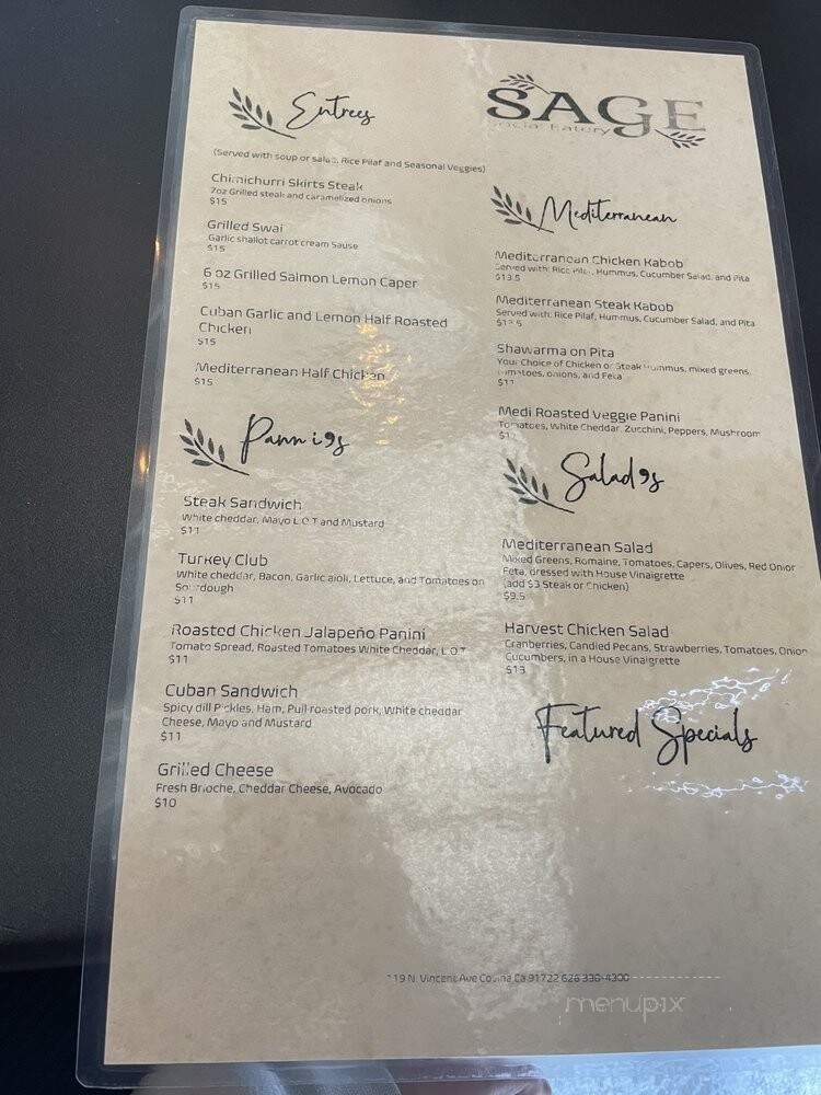 Charm Eatery & Cafe - Covina, CA menu_pic