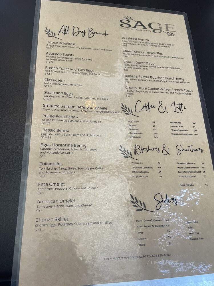 Charm Eatery & Cafe - Covina, CA menu_pic