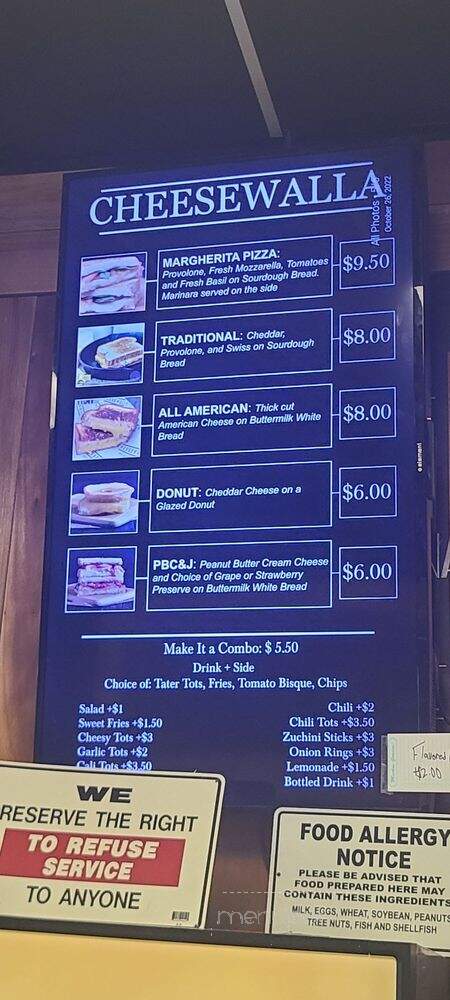 Cheesewalla - Redlands, CA menu_pic