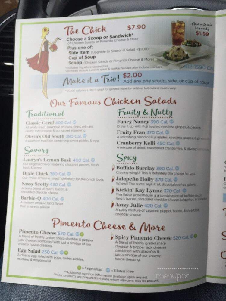 Chicken Salad Chick - Hurst, TX menu_pic