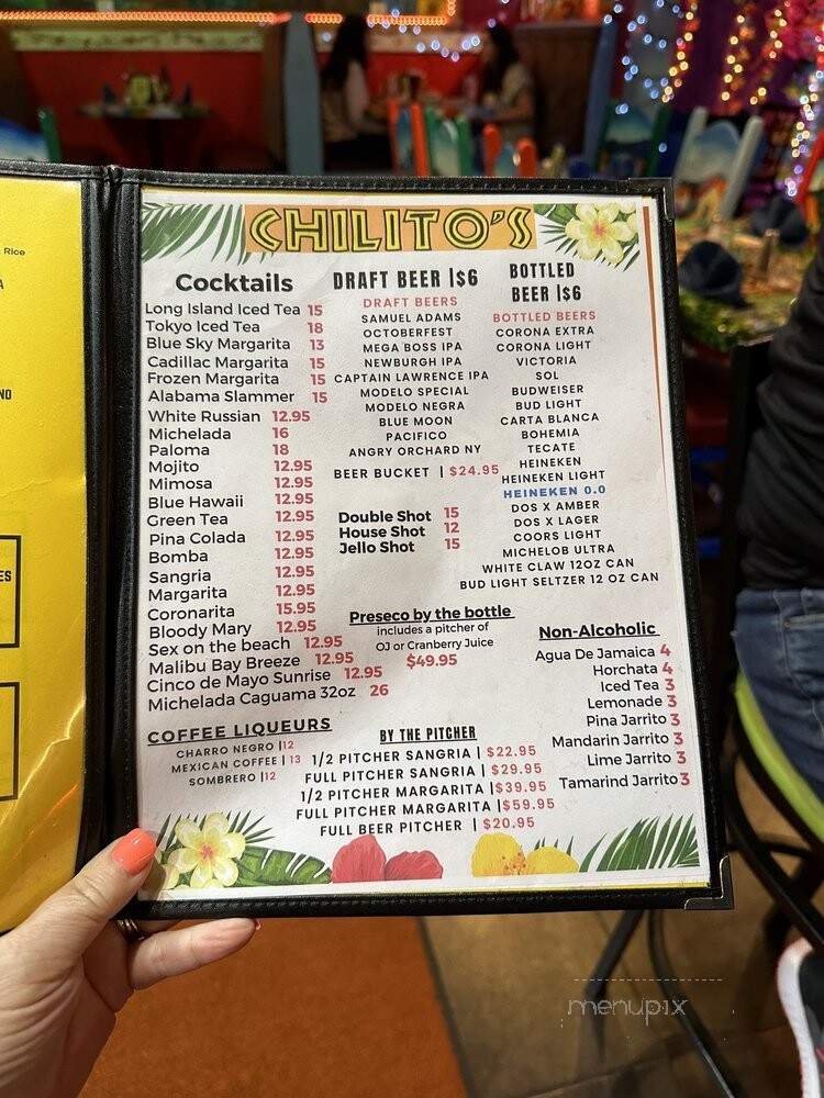 Chilito's - Newburgh, NY menu_pic