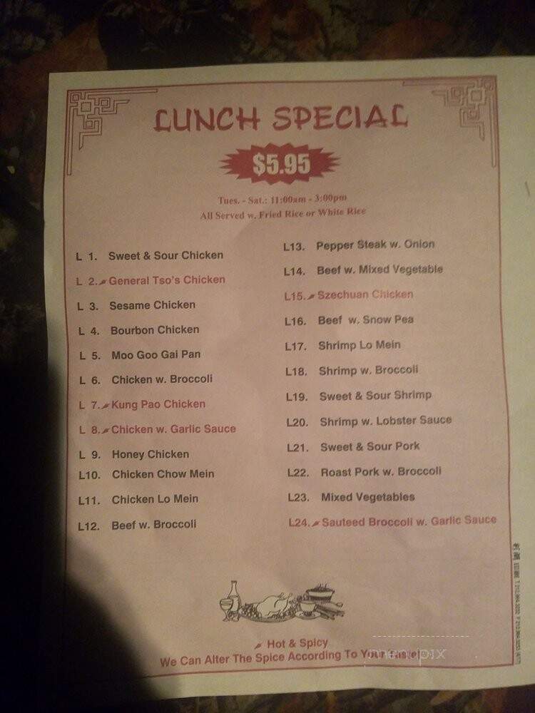 China Express - Alachua, FL menu_pic