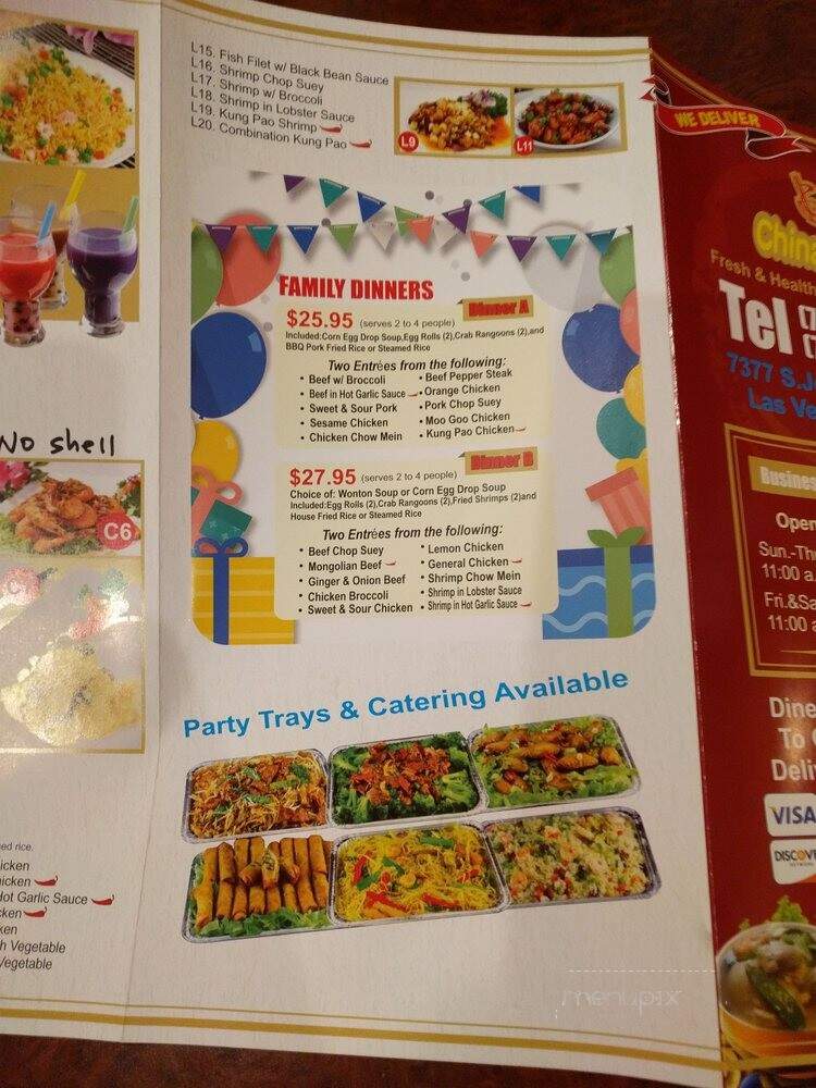 China Huts - Las Vegas, NV menu_pic
