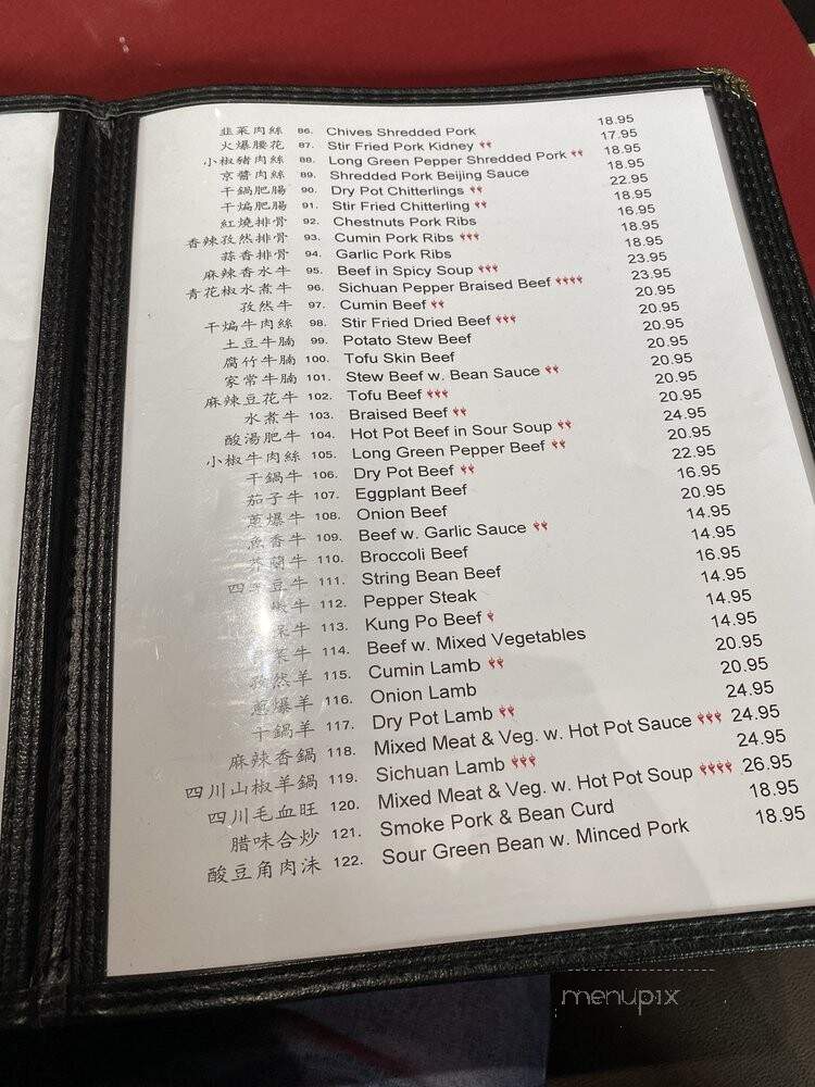 Chong Qing House - Providence, RI menu_pic