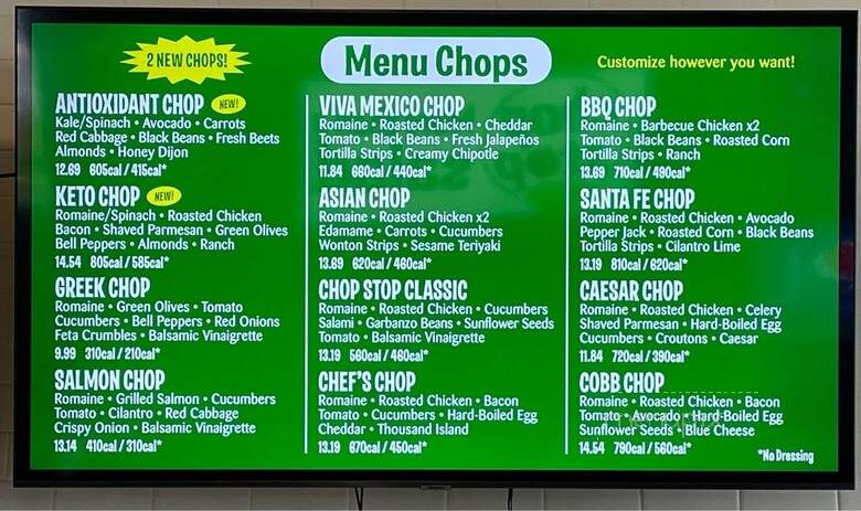Chop Stop - Santa Clarita, CA menu_pic