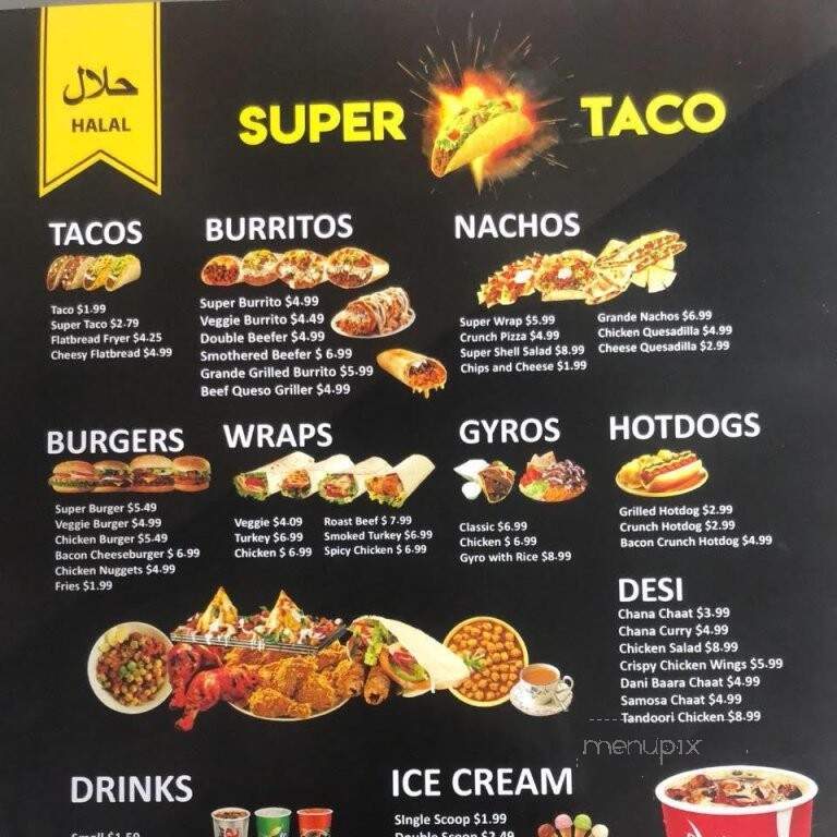 C H Wraps Grill - Albany, NY menu_pic