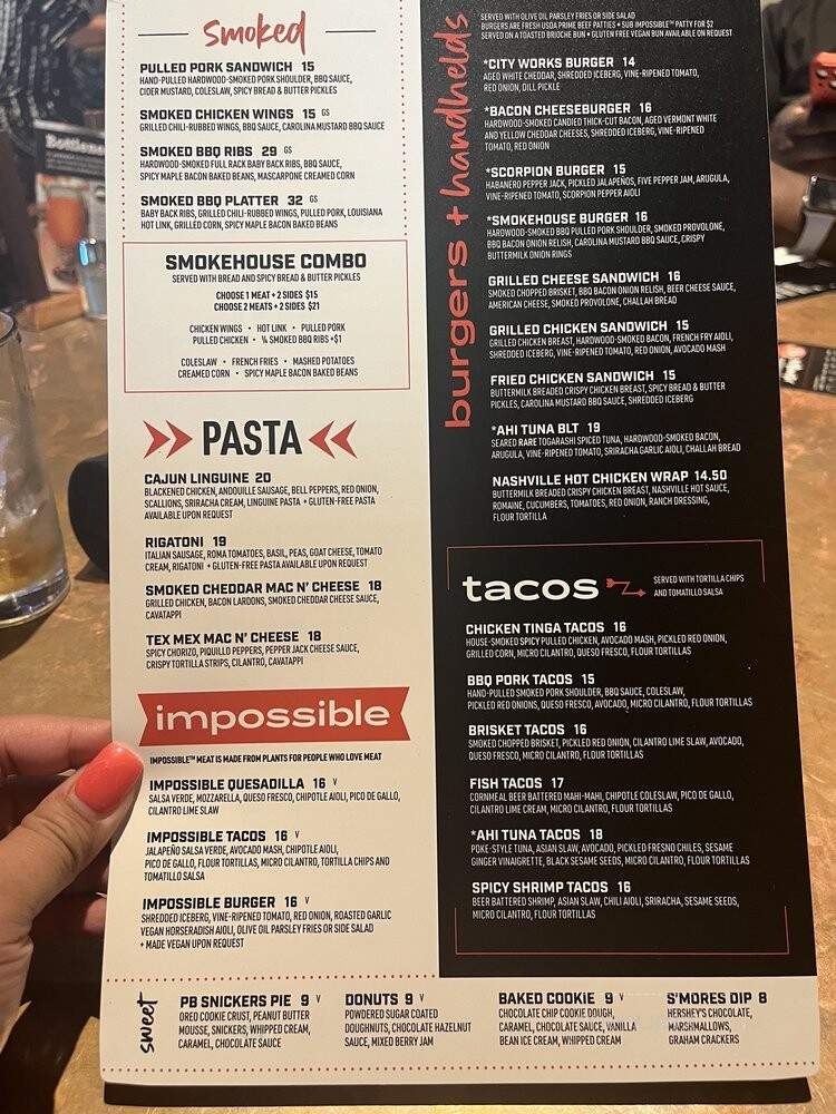 City Works Frisco - Frisco, TX menu_pic