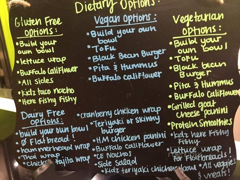 Clean Eatz - Boone, NC menu_pic