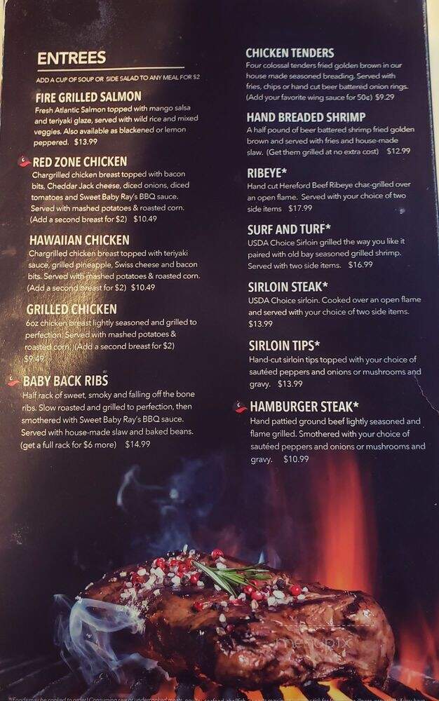 Coach's - Mount Airy, NC menu_pic