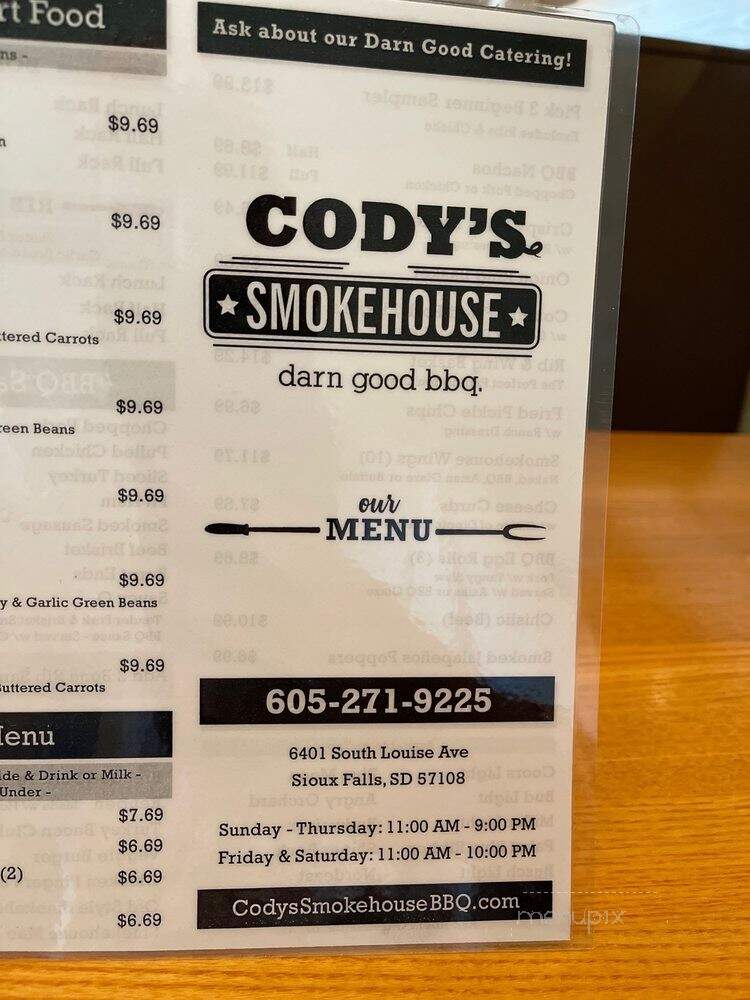 Cody's Smokehouse - Sioux Falls, SD
