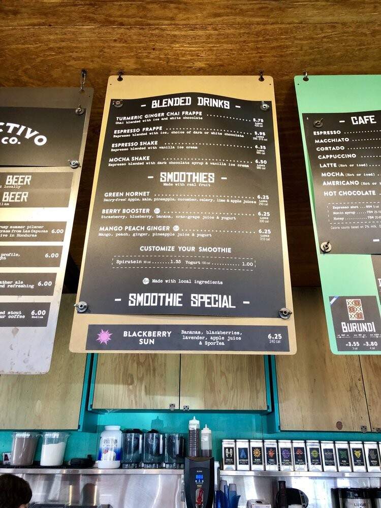 Colectivo Coffee - Chicago, IL menu_pic