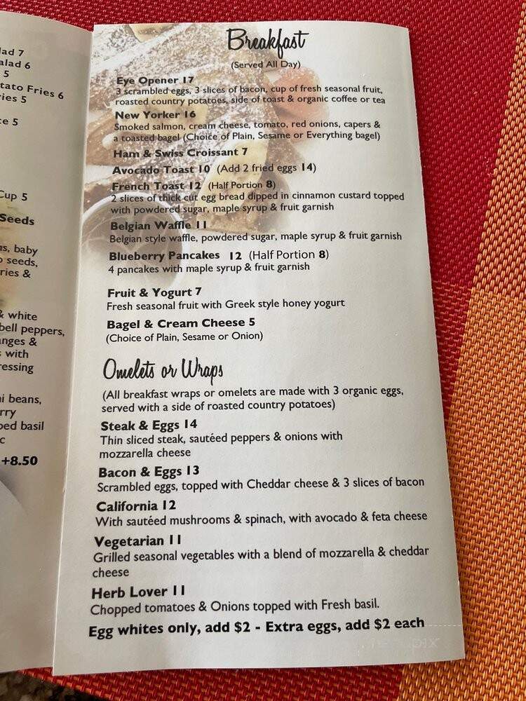 Continental Kitchen BH - Beverly Hills, CA menu_pic