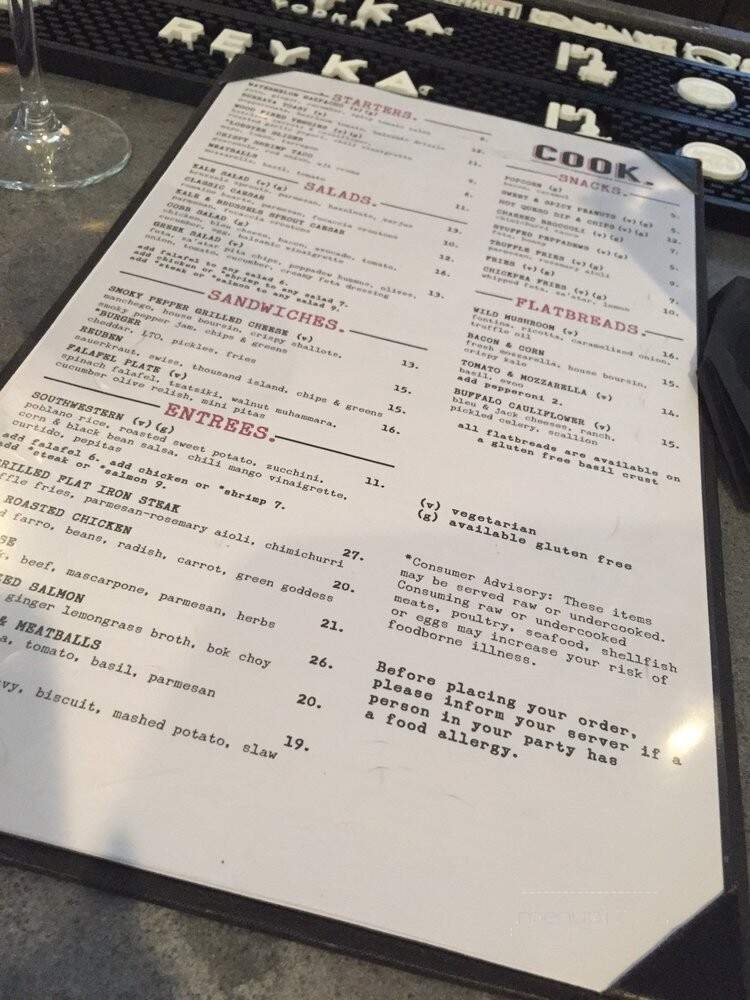 Cook Needham - Needham, MA menu_pic