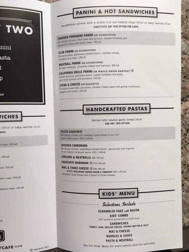 Corner Bakery Cafe - Hacienda Heights, CA menu_pic