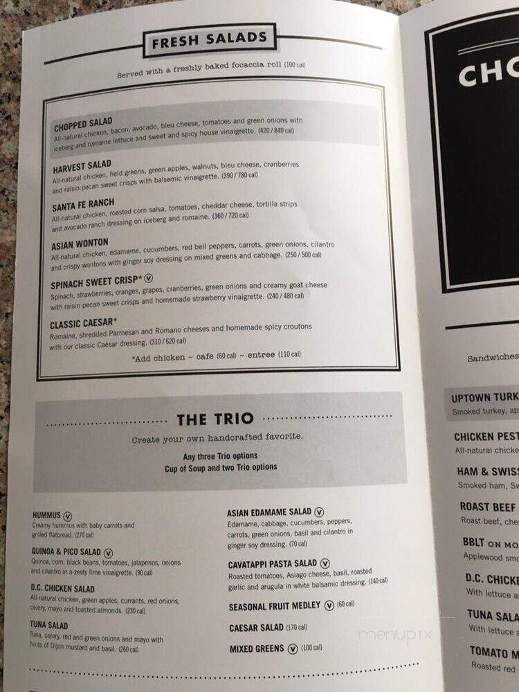 Corner Bakery Cafe - Hacienda Heights, CA menu_pic