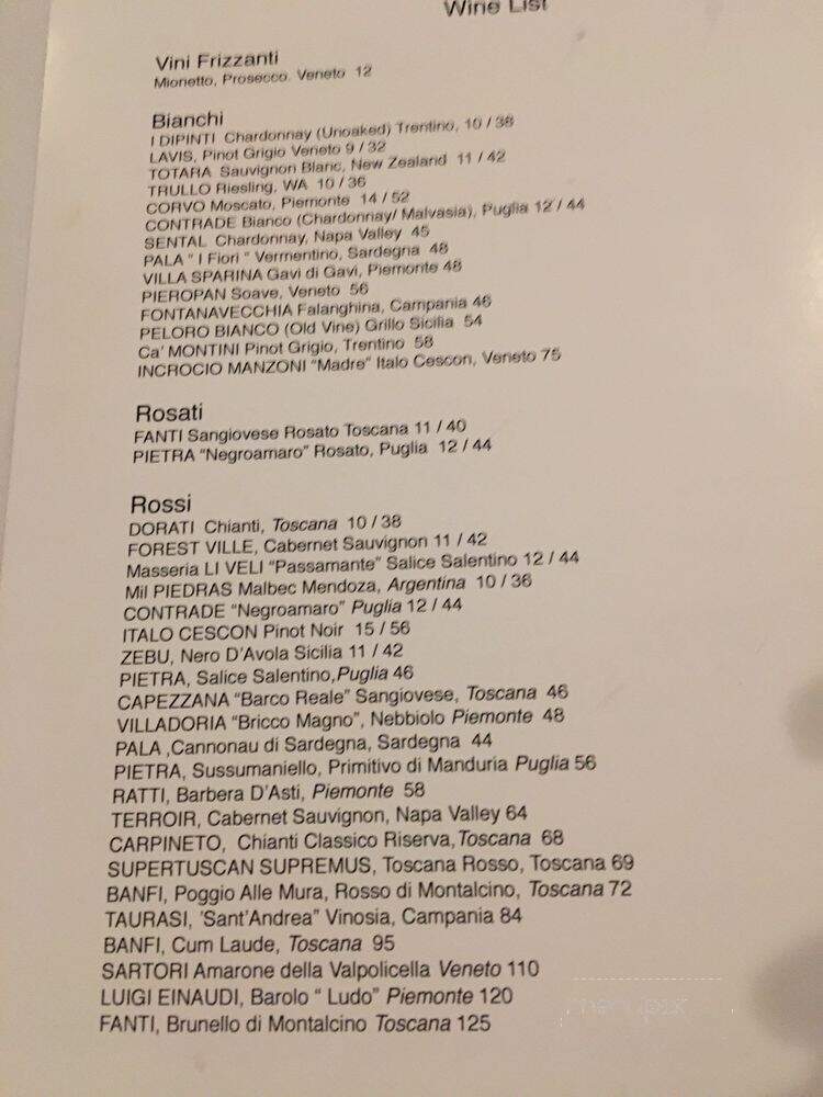 Corrado's Cucina Italiana - Carefree, AZ menu_pic