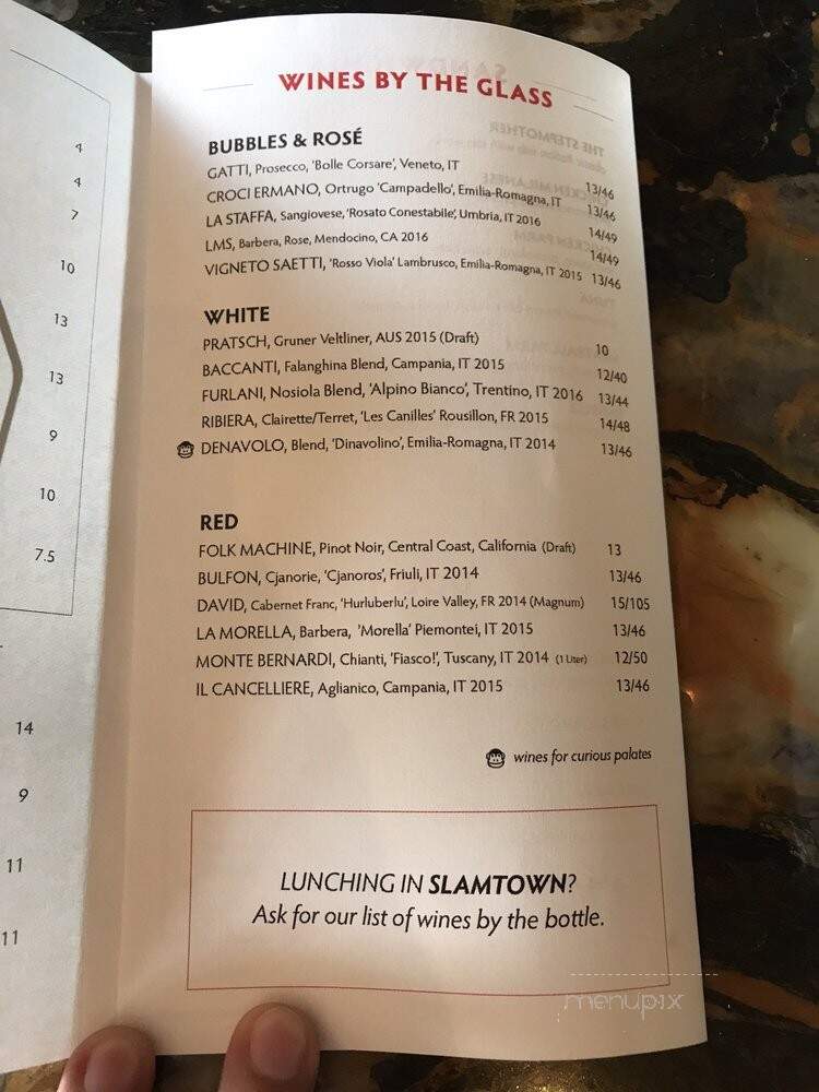 Cosa Buona - Los Angeles, CA menu_pic