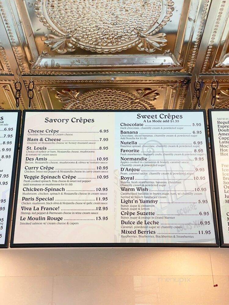 Crepes De Paris - Los Angeles, CA menu_pic