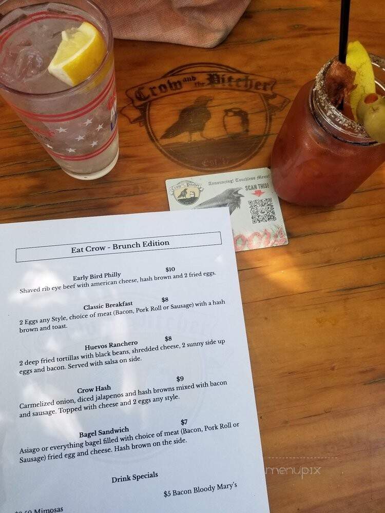Crow and the Pitcher - Murray, UT menu_pic