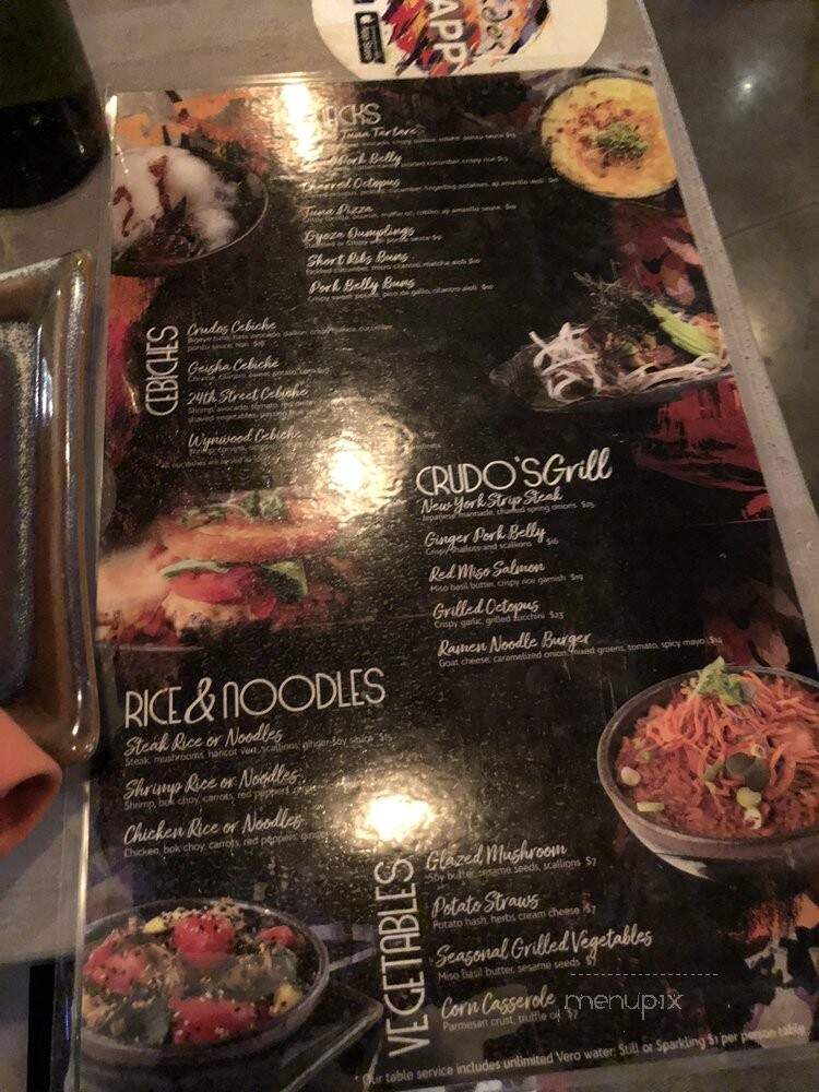 Crudos Fusion Art - Miami, FL menu_pic