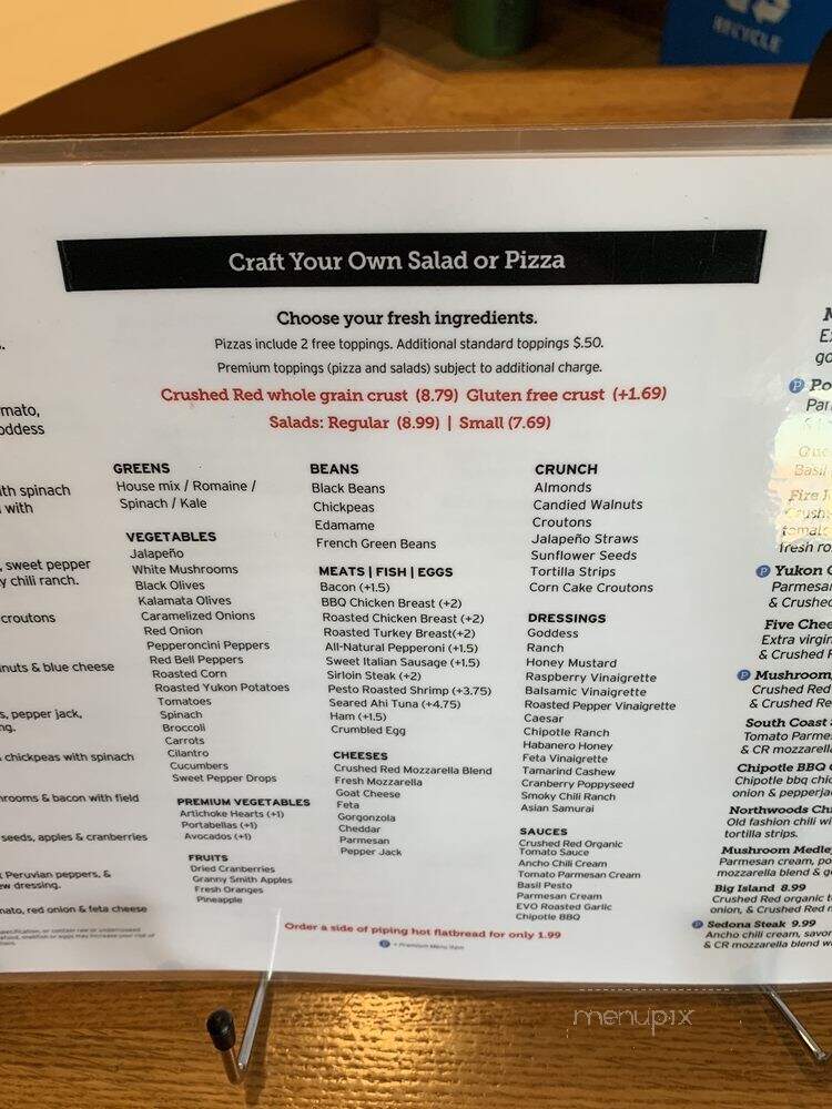 Crushed Red - Chesterfield, MO menu_pic