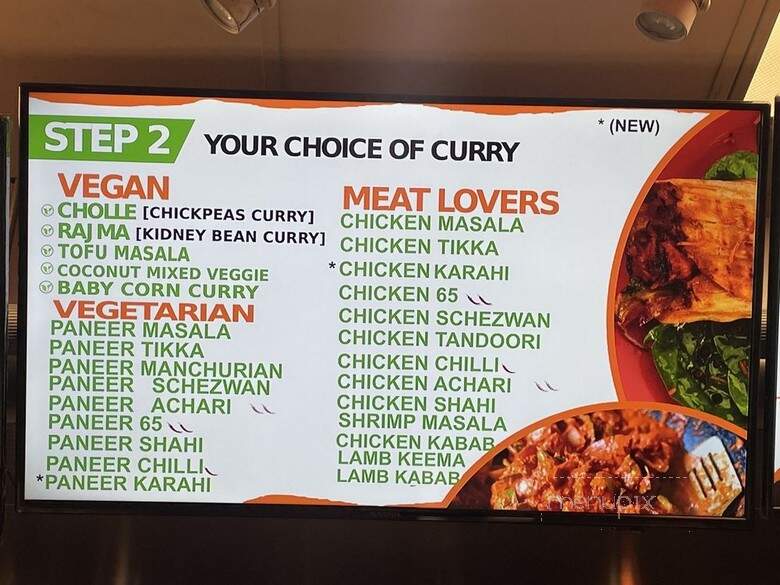 Curry Kona- Fusion Food - Pleasanton, CA menu_pic