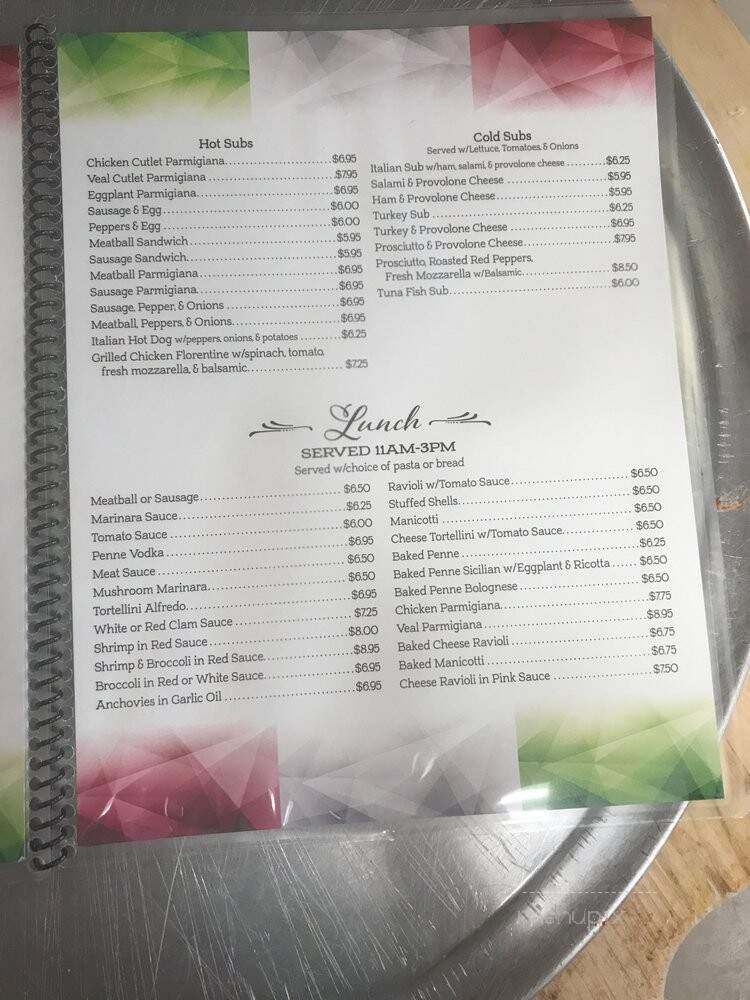 Davila's Pizza and Restaurant - Hackettstown, NJ menu_pic