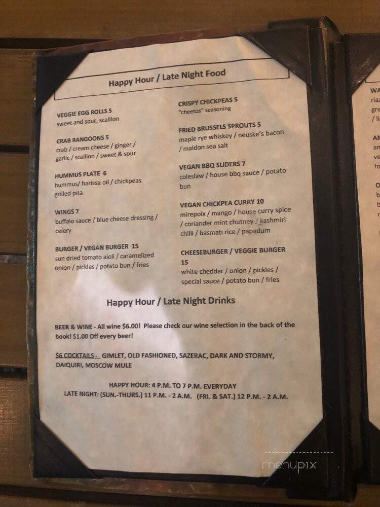 Death or Glory Bar - Delray Beach, FL menu_pic