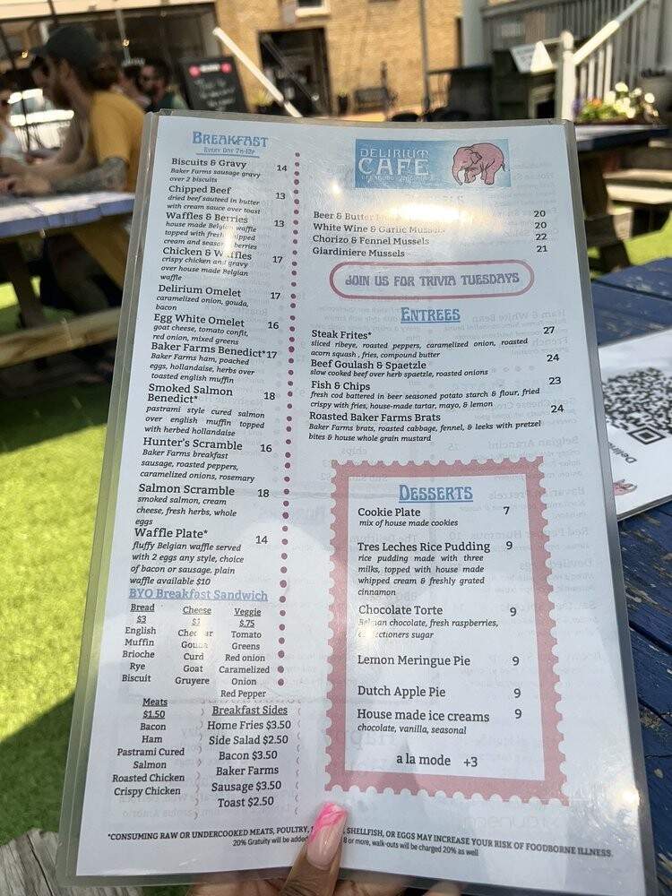 Delirium Cafe USA - Leesburg, VA menu_pic