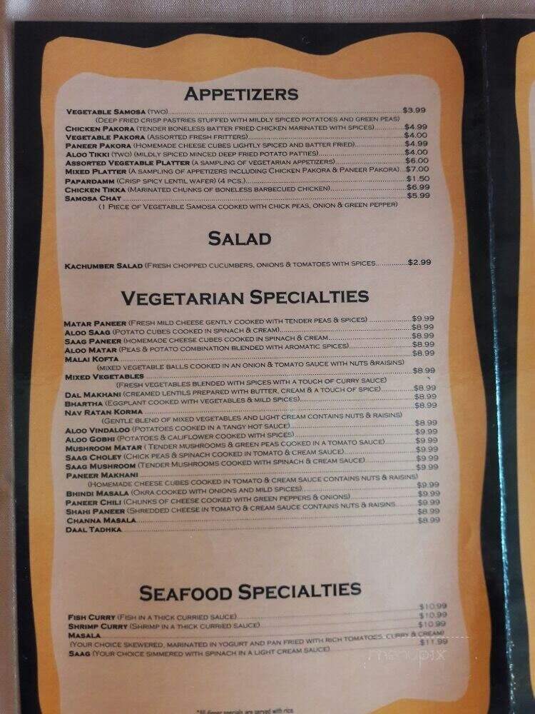 Desi spice - Batavia, OH menu_pic
