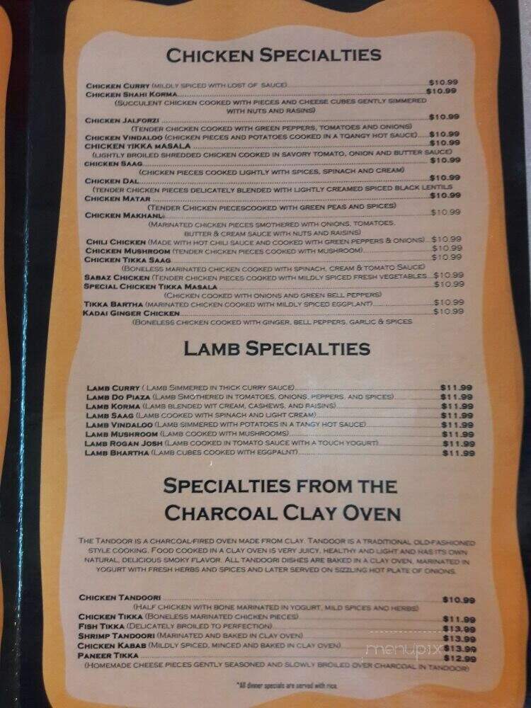Desi spice - Batavia, OH menu_pic