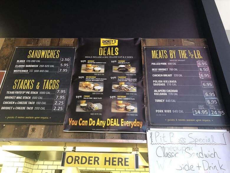 Dickey's Barbecue Pit - Arlington, TX menu_pic