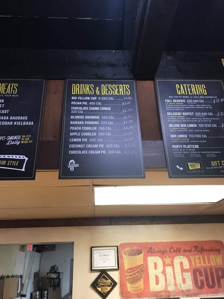 Dickey's Barbecue Pit - North Richland Hills, TX menu_pic