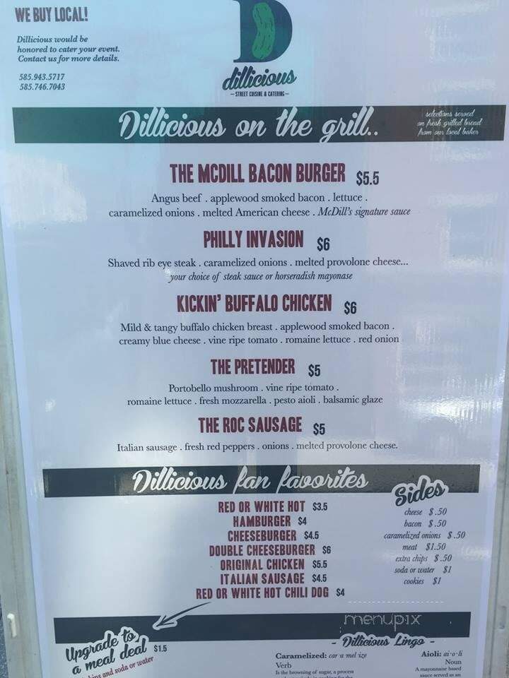 Dillicious Street Cuisine & Catering - Rochester, NY menu_pic