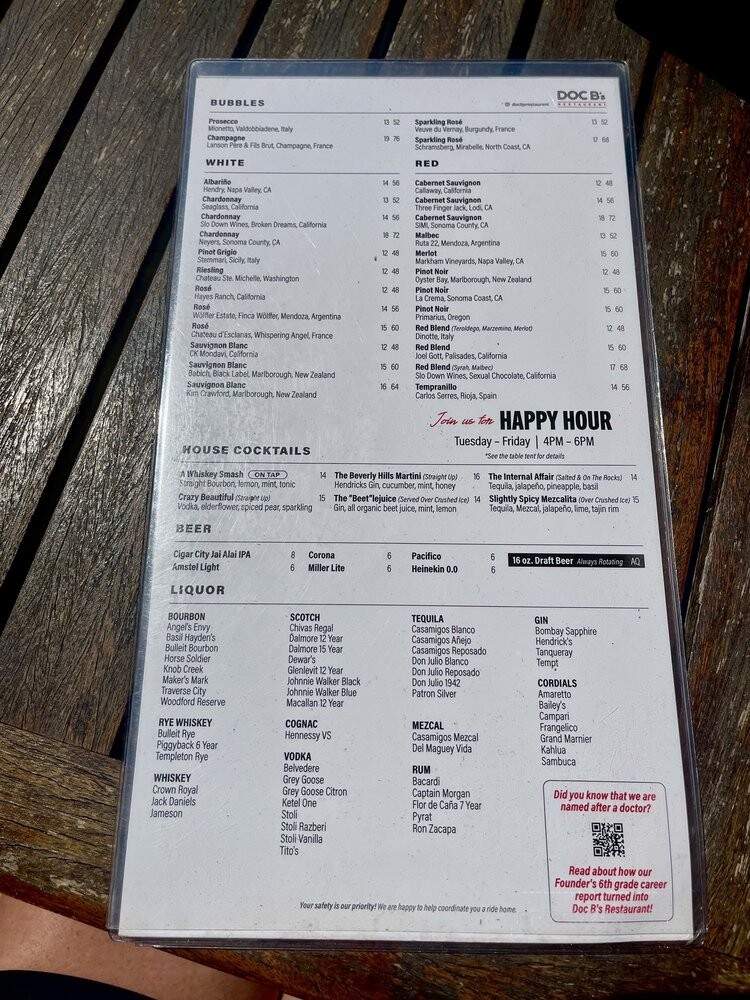 Doc B's Fresh Kitchen - Fort Lauderdale, FL menu_pic