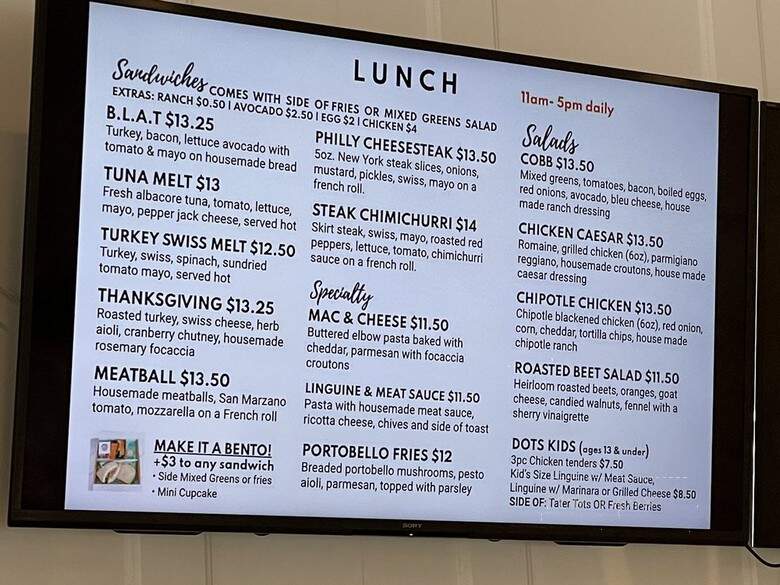 Dots Cafe - Pasadena, CA menu_pic
